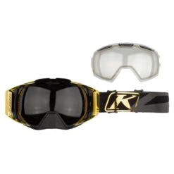 Klim Oculus Snow Goggle -ATOMIC MOTO SALE 3240 000 Dissent 20Gold 20Smoke 20Polarized 20and 20Clear 20Lens 01