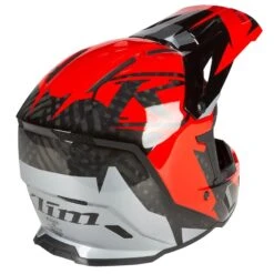 Klim F5 ECE Helmet -ATOMIC MOTO SALE 3910 000 Amp Fiery Red Metallic Silver 02