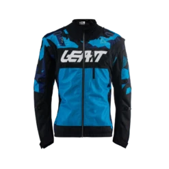 Leatt Jacket Moto 4.5 X-Flow -ATOMIC MOTO SALE 4 5 X Flow Blue Front 5024080130