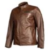 Klim Sixxer Leather Jacket -ATOMIC MOTO SALE 5150 000 SiennaBrown 01