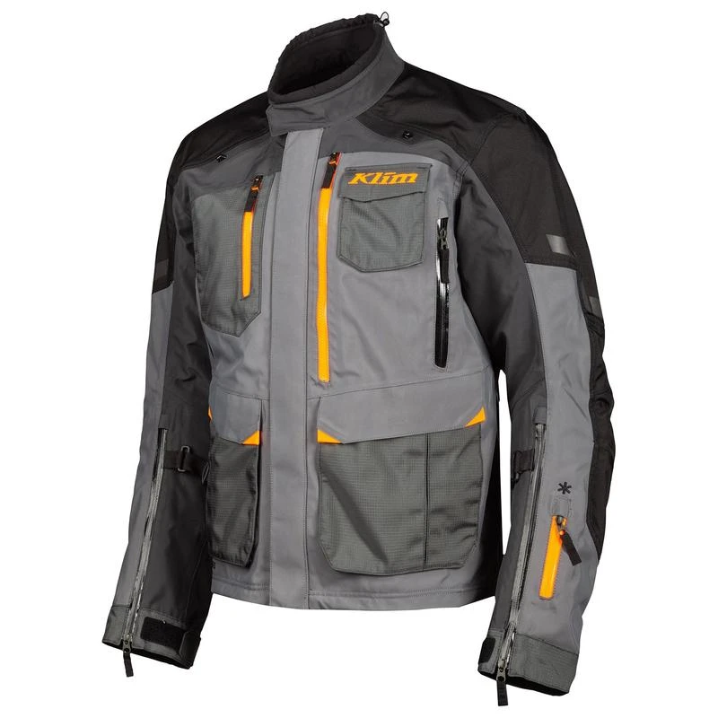Klim Carlsbad Jacket Klim Carlsbad Jacket -ATOMIC MOTO SALE 6029 002 Asphalt 20 20Strike 20Orange 01