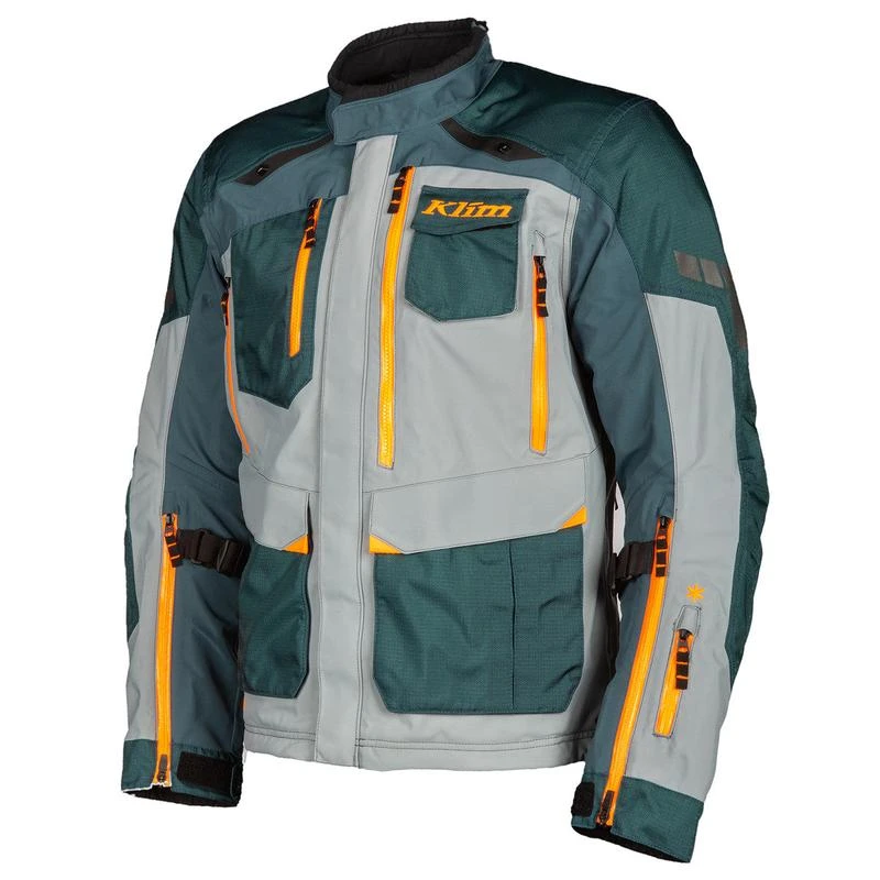 Klim Carlsbad Jacket Klim Carlsbad Jacket -ATOMIC MOTO SALE 6029 002 Petrol StrikeOrange 01