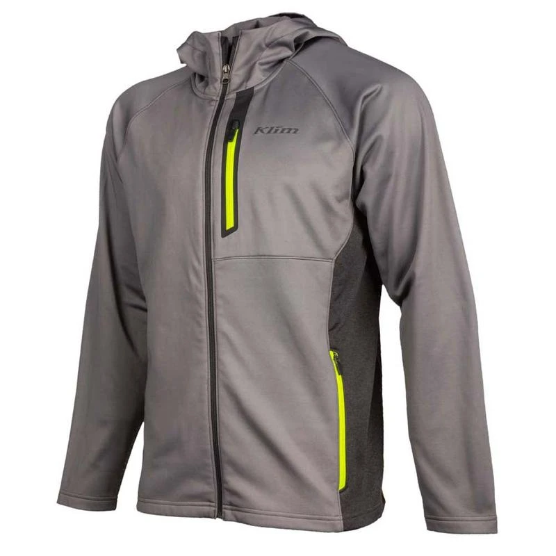 Klim Alpha Hoodie Klim Alpha Hoodie -ATOMIC MOTO SALE 6042 001 Gray Hi Vis 01 copy