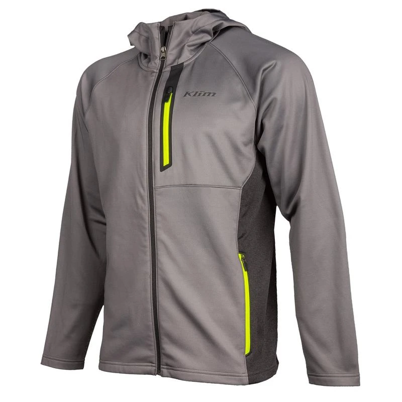 Klim Alpha Hoodie Klim Alpha Hoodie -ATOMIC MOTO SALE 6042 001 Gray 20 20Hi Vis 01