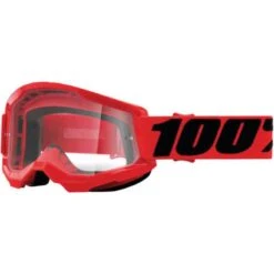 100% Strata 2 Goggles -ATOMIC MOTO SALE 956858Strata2RedClr