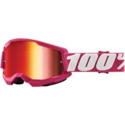 100% Strata 2 Goggles -ATOMIC MOTO SALE 956872Strata2FletcherMirRed