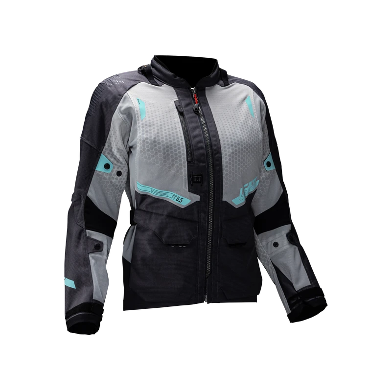 Leatt Jacket ADV FlowTour 5.5 Women Leatt Jacket ADV FlowTour 5.5 Women -ATOMIC MOTO SALE ADV Womens FlowTour Steel Front Right