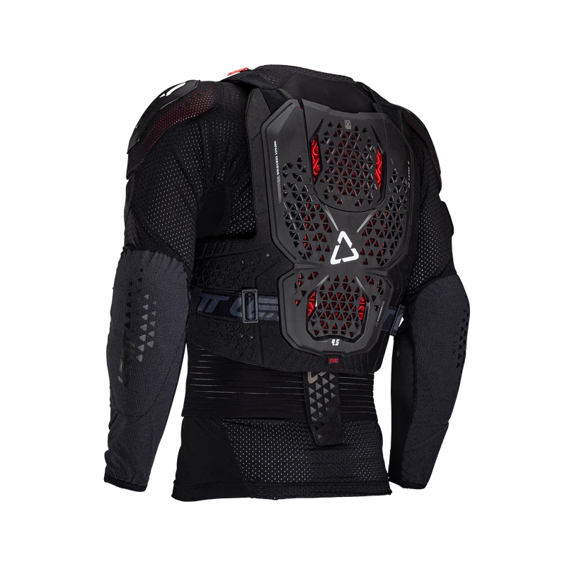 Leatt Body Protector 4.5 Evo Leatt Body Protector 4.5 Evo -ATOMIC MOTO SALE Leatt 4 5 Black Body Protection Evo LeftBack 5025202300