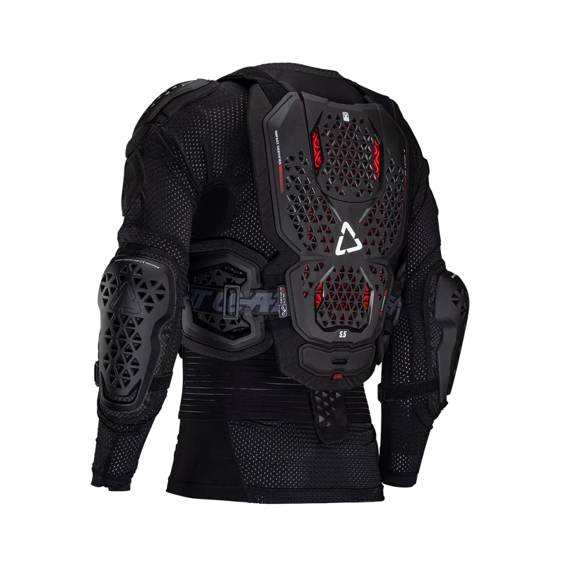 Leatt Body Protector 5.5 Evo Leatt Body Protector 5.5 Evo -ATOMIC MOTO SALE Leatt 5 5 Black Body Protection Evo LeftBack 5025202340
