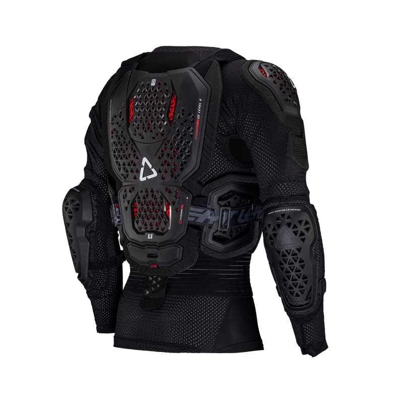 Leatt Body Protector 5.5 Evo Leatt Body Protector 5.5 Evo -ATOMIC MOTO SALE Leatt 5 5 Black Body Protection Evo RightBack 5025202340