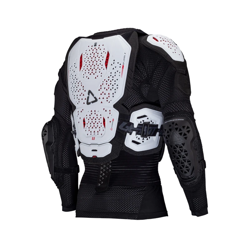 Leatt Body Protector 5.5 Evo Leatt Body Protector 5.5 Evo -ATOMIC MOTO SALE Leatt 5 5 White Body Protection Evo RightBack 5025203343