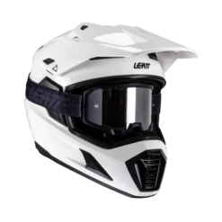 Leatt Helmet Kit ADV 8.5 V25 -ATOMIC MOTO SALE Leatt ADV Helmet 8 5 White ISO Right 1025101180