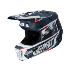 Leatt Helmet Kit Moto 3.5 -ATOMIC MOTO SALE Leatt Helmet Moto 3 5 Blue Iso Left 1025100420