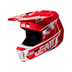 Leatt Helmet Kit Moto 3.5 -ATOMIC MOTO SALE Leatt Helmet Moto 3 5 Red Iso Left 1025100460