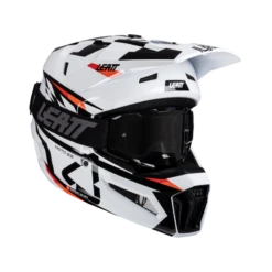 Leatt Helmet Kit Moto 3.5 -ATOMIC MOTO SALE Leatt Helmet Moto 3 5 White Left Iso Right 1025100540