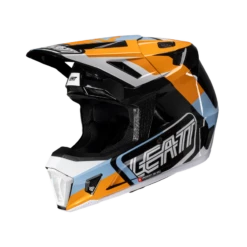 Leatt Helmet Kit Moto 7.5 -ATOMIC MOTO SALE Leatt Helmet Moto 7 5 Orange Iso Left 1025100320