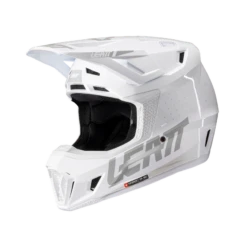 Leatt Helmet Kit Moto 7.5 -ATOMIC MOTO SALE Leatt Helmet Moto 7 5 White Iso Left 1025100400