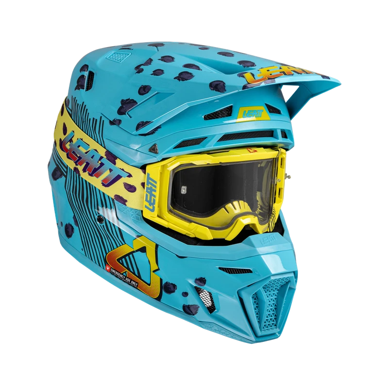 Leatt Helmet Kit Moto 8.5 Leatt Helmet Kit Moto 8.5 -ATOMIC MOTO SALE Leatt Helmet Moto 8 5 Cheetah ISO Right 10251006160