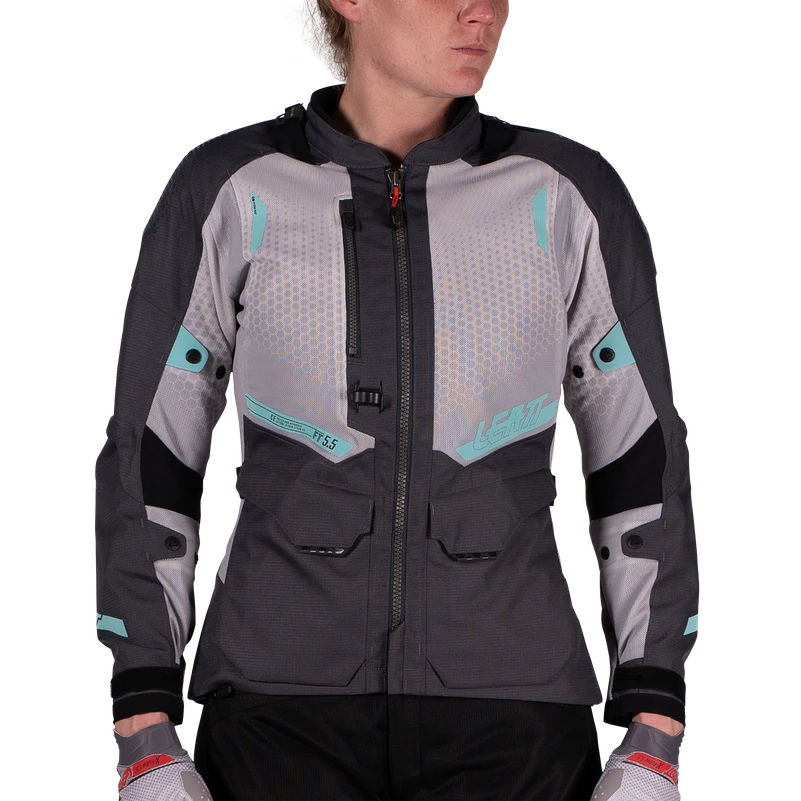 Leatt Jacket ADV FlowTour 5.5 Women Leatt Jacket ADV FlowTour 5.5 Women -ATOMIC MOTO SALE Leatt JacketADV 5 5Flowtour WMN Iron Front 5025102180