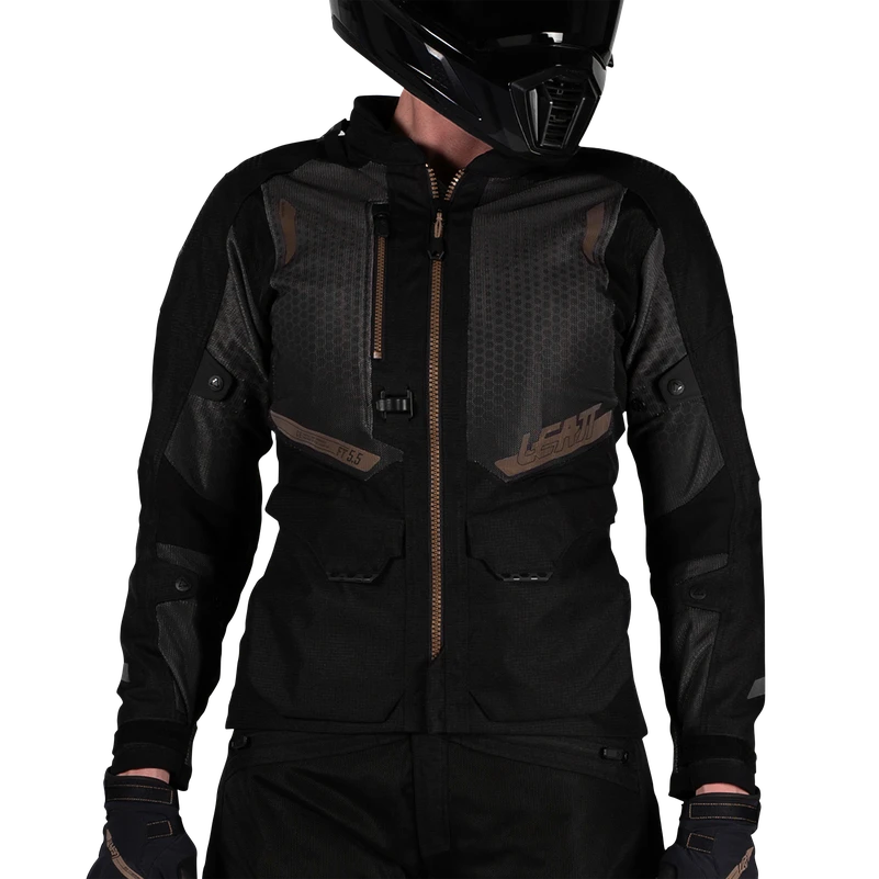 Leatt Jacket ADV FlowTour 5.5 Women Leatt Jacket ADV FlowTour 5.5 Women -ATOMIC MOTO SALE Leatt JacketADV 5 5Flowtour WMN Stealth Front 5025102200