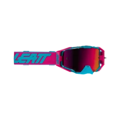 Leatt Goggle Velocity 6.5 Cryztal Iriz -ATOMIC MOTO SALE Leatt Moto Goggle Velocity 6 5 Cryztal Iriz Pink Fuchsia 22 VLT Front 8025200150