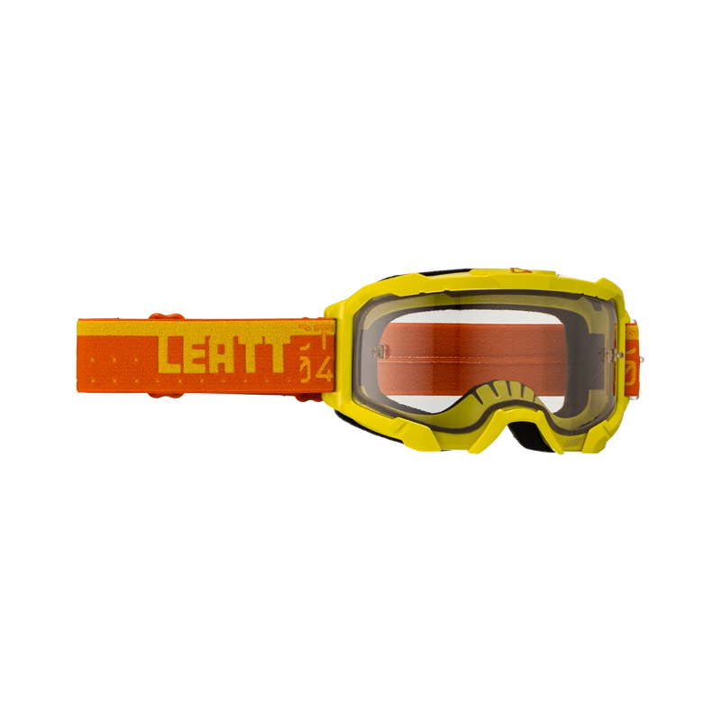 Leatt Goggle Velocity 4.5 Leatt Goggle Velocity 4.5 -ATOMIC MOTO SALE Leatt Moto Goggles Velocity 4 5 Citrus Clear 83 VLT Front 8025200660
