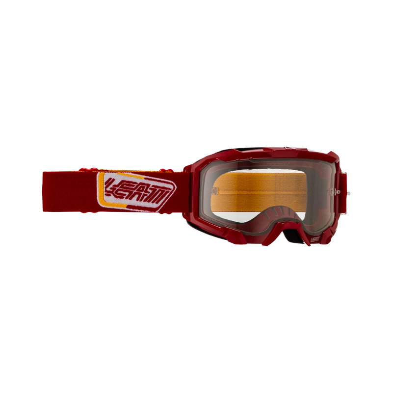 Leatt Goggle Velocity 4.5 Leatt Goggle Velocity 4.5 -ATOMIC MOTO SALE Leatt Moto Goggles Velocity 4 5 Ruby Clear 83 VLT Front 8025200670