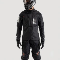 Leatt Jacket Moto 4.5 HydraDri -ATOMIC MOTO SALE Leatt Moto Jacket 4 5 Hydrari Black Front 5023030250