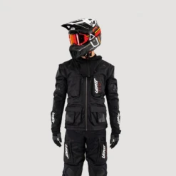 Leatt Jacket Moto 5.5 Enduro -ATOMIC MOTO SALE Leatt Moto Jacket 5 5Enduro Black Front 5023030100