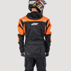 Leatt Jacket Moto 5.5 Enduro -ATOMIC MOTO SALE Leatt Moto Jacket 5 5Enduro Orange Rear 502480110