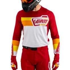 Leatt Jersey Moto 4.5 Lite -ATOMIC MOTO SALE Leatt Moto Jersey 4 5Lite PitboardRuby Front 5025300480