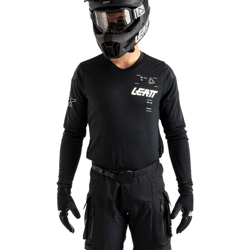 Leatt Jersey Moto 4.5 WindBlock Leatt Jersey Moto 4.5 WindBlock -ATOMIC MOTO SALE Leatt Moto Jersey 4 5Windblock Black Front 5023031400