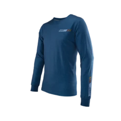 Leatt Long Shirt Core -ATOMIC MOTO SALE Long Shir t Core Denim FrontLeft 5024400330