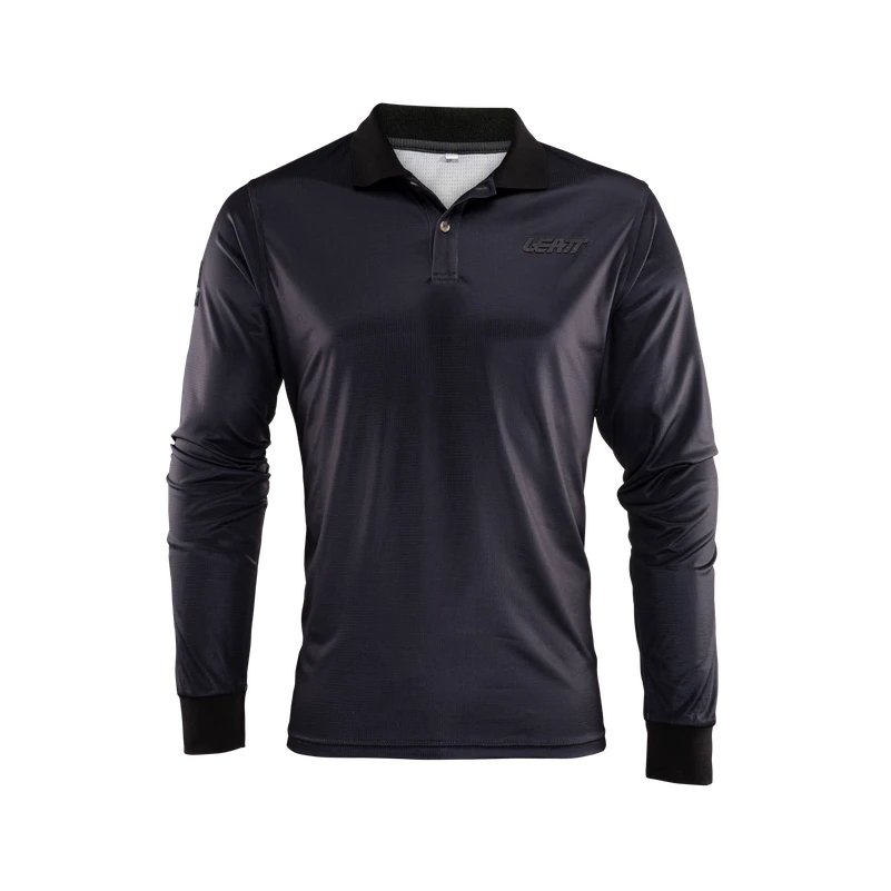 Leatt Polo Shirt Team Long Leatt Polo Shirt Team Long -ATOMIC MOTO SALE Polo Shir t Team LongGraphene Front 5024400230