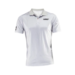 Leatt Polo Shirt Team Short -ATOMIC MOTO SALE Polo Shirt Team ShortSteel Front 5024400260