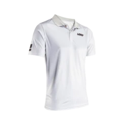 Leatt Polo Shirt Team Short -ATOMIC MOTO SALE Polo Shirt Team ShortSteel FrontRight 5024400260