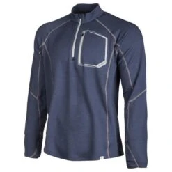 Klim Teton Merino Wool 1/4 Zip -ATOMIC MOTO SALE Teton Merino Wool 1 4 Zip 3919 000 Blue 01