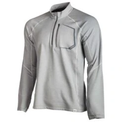 Klim Teton Merino Wool 1/4 Zip -ATOMIC MOTO SALE Teton Merino Wool 1 4 Zip 3919 000 Gray 01