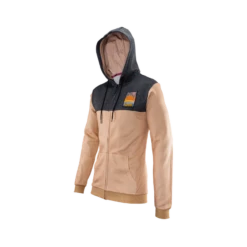 Leatt Zip Hoodie Premium -ATOMIC MOTO SALE ZipHoodie Premium Desert FrontLeft 5024400460