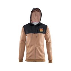 Leatt Zip Hoodie Premium -ATOMIC MOTO SALE ZipHoodie Premium Desert Front 5024400460