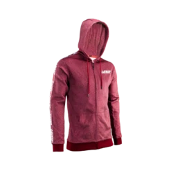 Leatt Zip Hoodie Premium -ATOMIC MOTO SALE ZipHoodie Premium Ruby FrontRight 5024400470