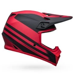 Bell MX-9 MIPS Helmet -ATOMIC MOTO SALE bell mx 9 mips dirt motorcycle helmet disrupt matte black red right