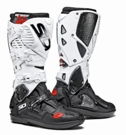 Sidi Crossfire 3 SRS Boots -ATOMIC MOTO SALE blackandwhitecs3srs 1500 detail